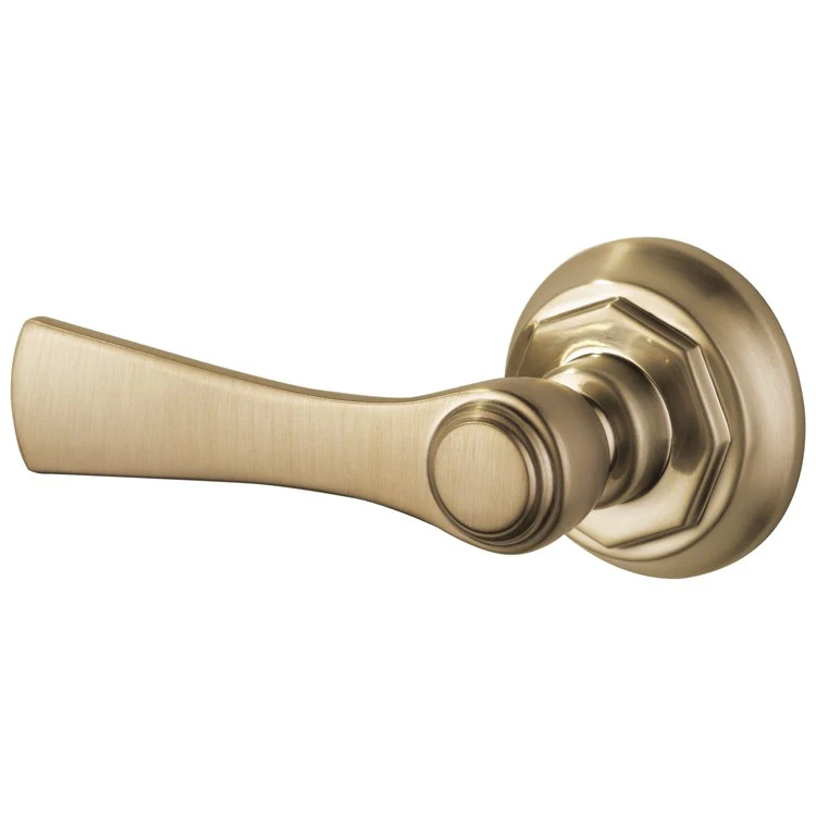 Flush Lever Rook Universal Front or Left Side Brilliance Luxe Gold Plastic for Toilet Flush - Frankwebs