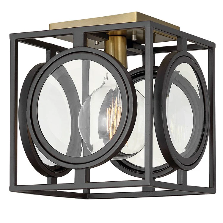 Fulham Single-Light Flush Mount Ceiling Fixture - Frankwebs