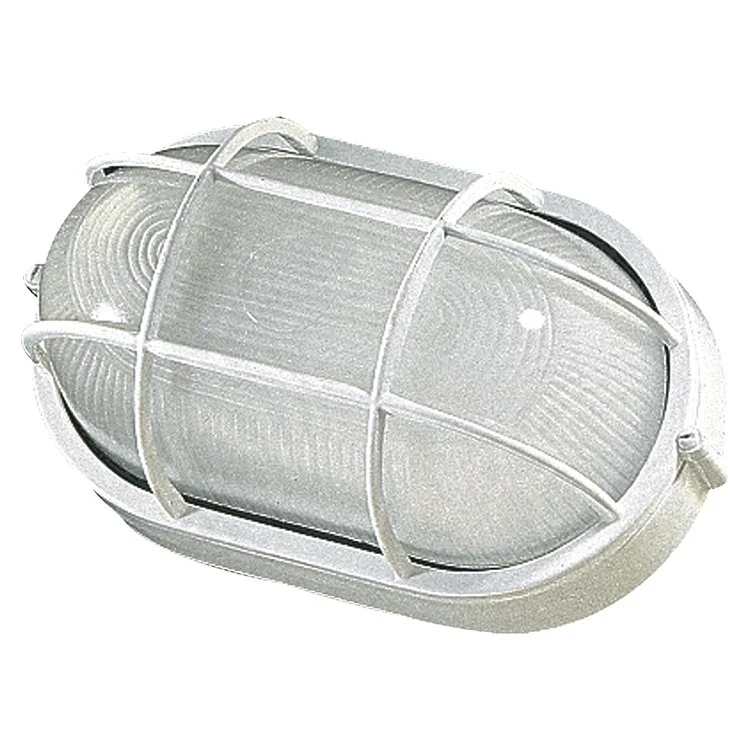 Single-Light Oval Flush Mount Bulkhead Fixture - Frankwebs