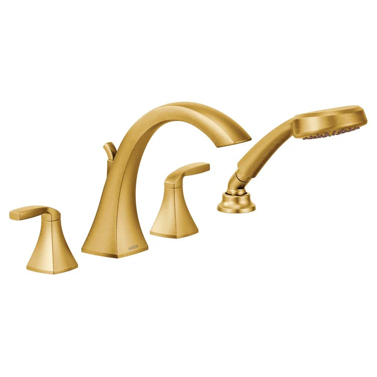 Voss Two Handle Roman Tub Filler Faucet Trim Kit with Handshower - Frankwebs