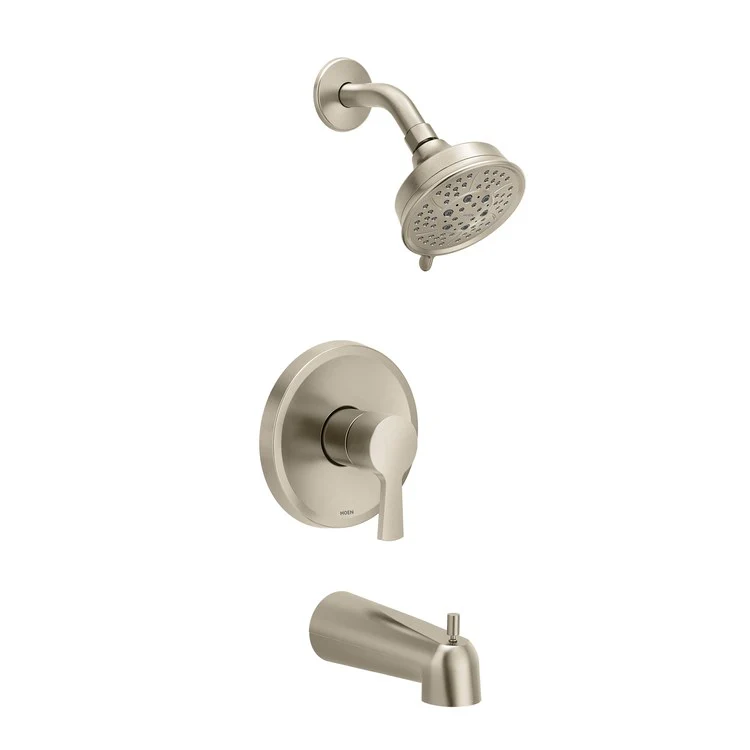 Tub and Shower Trim Jase M-CORE 2 Series 1 Lever Brushed Nickel ADA 1.75 Gallons per Minute 4 Function - Frankwebs