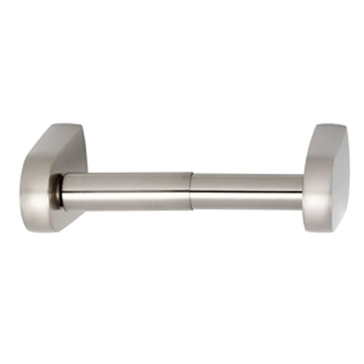Toilet Paper Holder Euro Bath Satin Nickel Brass 6-1/4 to 8-3/4 Inch 3-1/8 Inch Wall Mount - Frankwebs