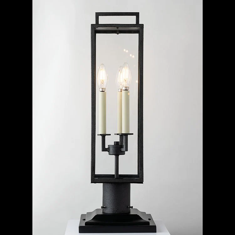 Beckham Three-Light Outdoor Post Lantern - Frankwebs