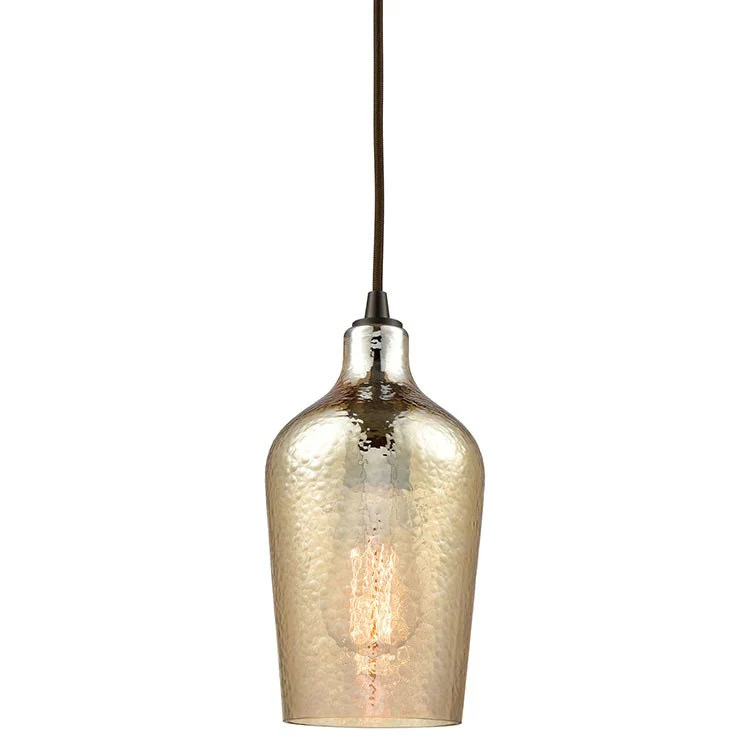 Hammered Glass Single-Light Pendant - Frankwebs