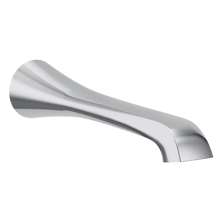 Tub Spout Flara Less Diverter Chrome 10 Inch Metal 1/2 IN - Frankwebs