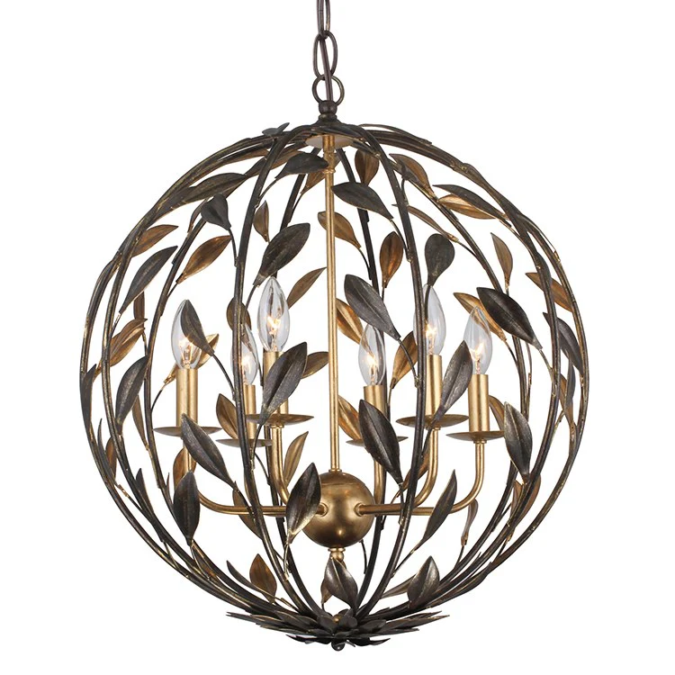 Broche Six-Light Chandelier - Frankwebs