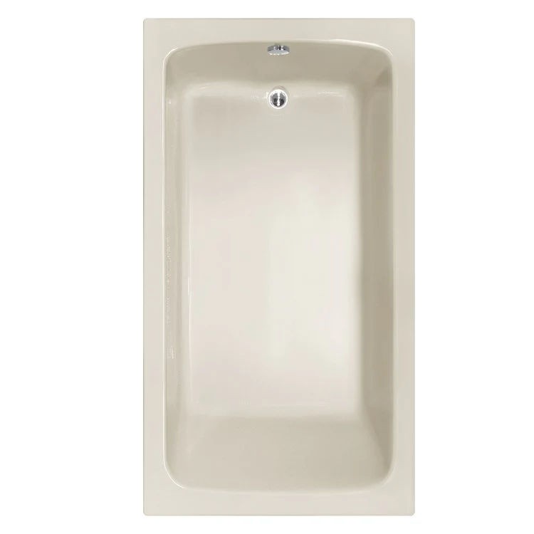 Soaking Tub Designer Collection Melissa 72 x 36 Inch Drop-In Tub Only End White Acrylic - Frankwebs
