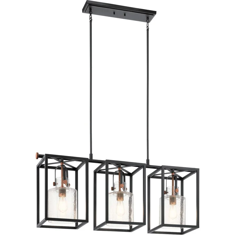 Kitner Three-Light Linear Chandelier - Frankwebs
