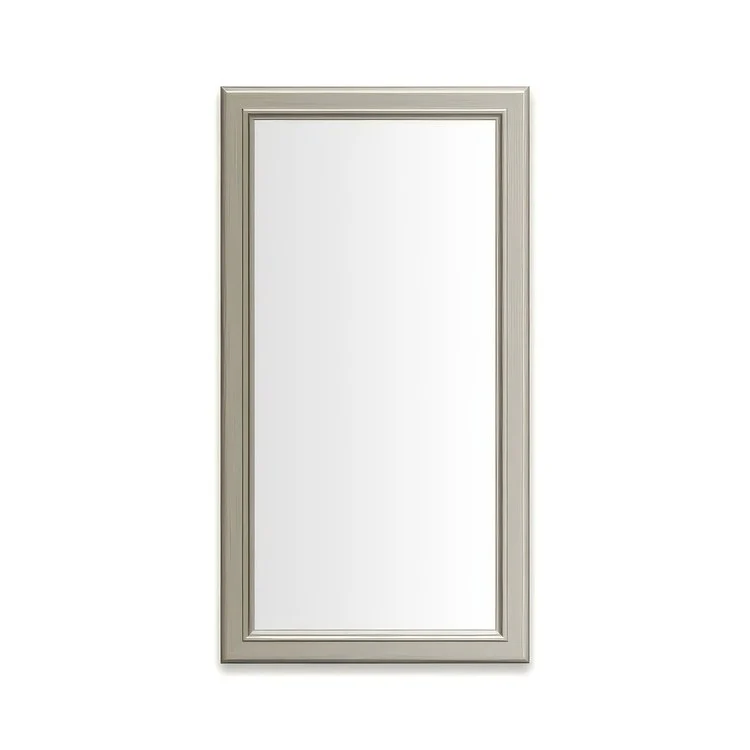 Medicine Cabinet Main Line 16 x 30 Inch 1 Doors Framed Mirror Vintage Brass Flat Top Bryn Mawr Frame Slow Close Hinges 4 Inch - Frankwebs