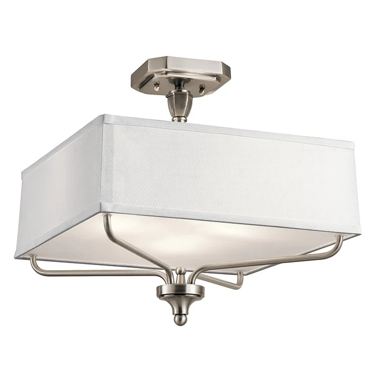 Arlo Three-Light Semi-Flush Mount Ceiling Fixture - Frankwebs