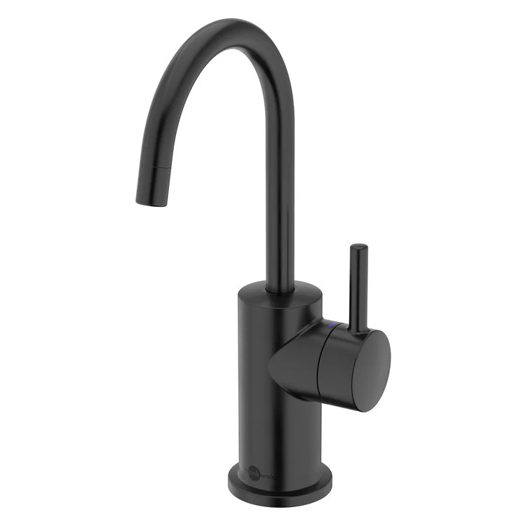 Cold Water Dispenser Showroom Modern 3010 1 Lever ADA Gooseneck Swivel 360 DEG Matte Black - Frankwebs
