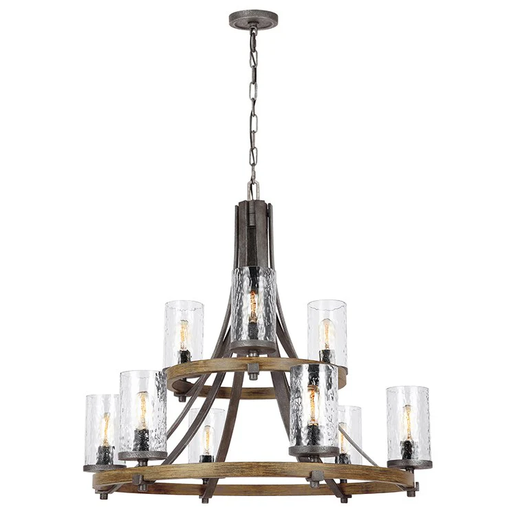 Angelo Nine-Light Two-Tier Chandelier - Frankwebs