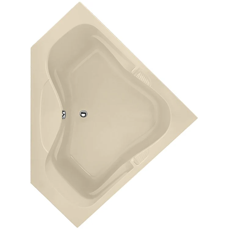 Soaking Tub Designer Collection Lara 60 x 60 Inch Tub Only End Bone Acrylic - Frankwebs