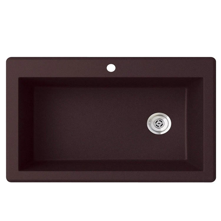 Kitchen Sink 33 x 22 Inch 1 Bowl 1 Hole Granito Drop in - Frankwebs