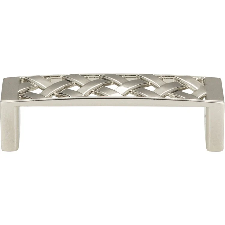 Drawer Pull Atlas Lattice Brushed Nickel Zinc Alloy 3 Inch - Frankwebs
