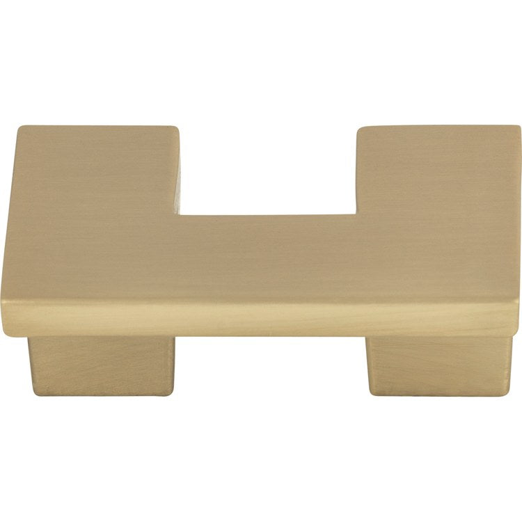 Knob Atlas U Turn Champagne Zinc Alloy 1-1/4 Center to Center Inch 1 Inch - Frankwebs