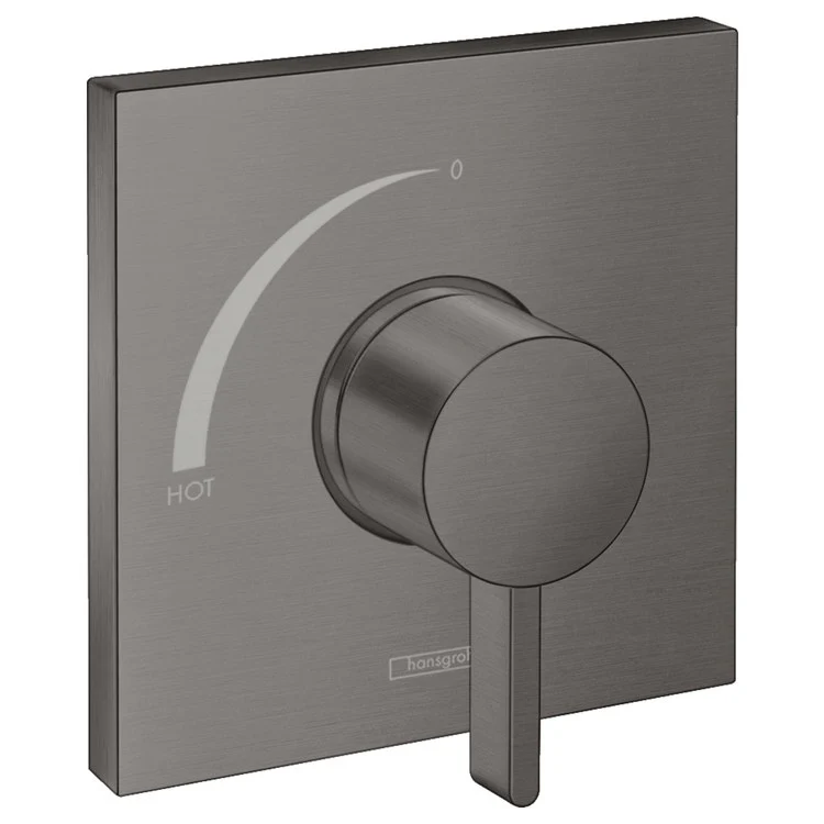 Pressure Balance Valve Trim Ecostat Square 1 Lever Matte Black ADA 5.5 Gallons per Minute - Frankwebs