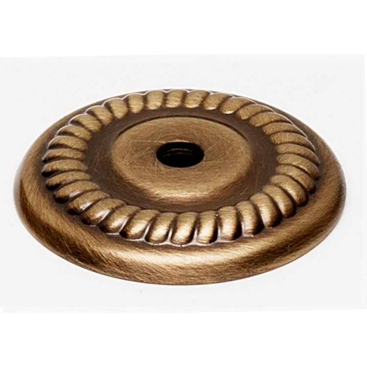 Backplate Rope 1 Inch Antique English Brass for A812-1 - Frankwebs