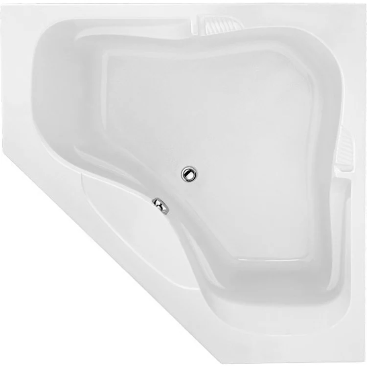 Soaking Tub Designer Collection Lara 60 x 60 Inch Tub Only End Bone Acrylic - Frankwebs