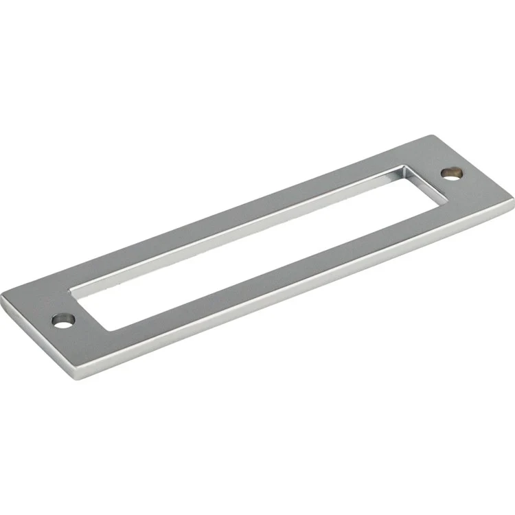 Pull Backplate Lynwood Hollin Rectangle Polished Chrome 3-3/4 Inch 2 Hole Zinc Alloy - Frankwebs