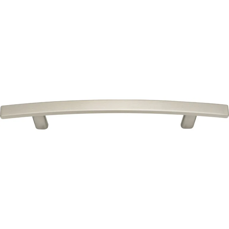 Drawer Pull Atlas Successi Curved Line Brushed Nickel Zinc Alloy 5-1/16 Inch 7-3/4 x 1/2 Inch - Frankwebs