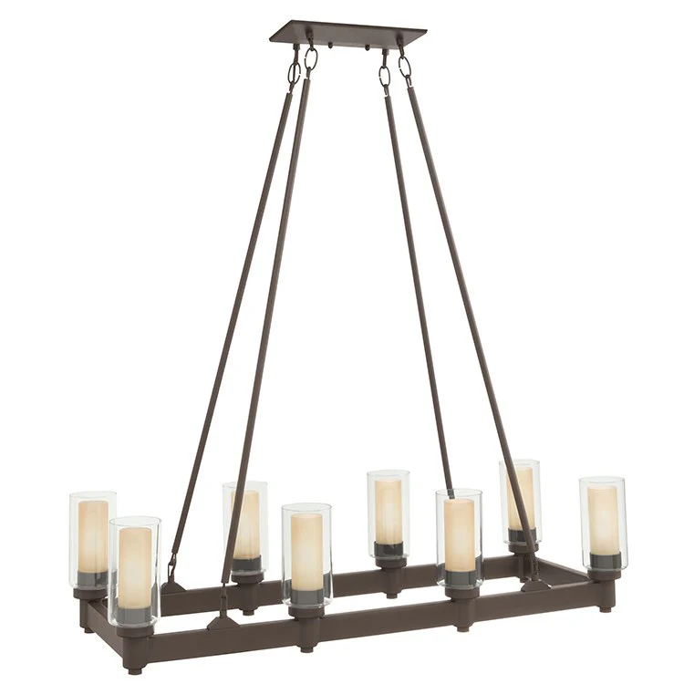 Circolo Eight-Light Linear Chandelier - Frankwebs