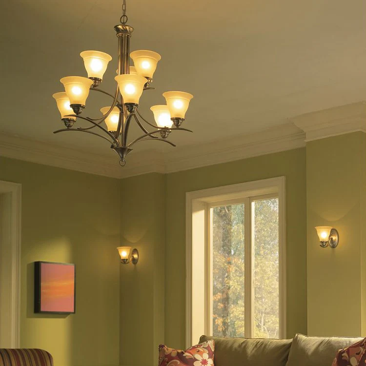 Trinity Nine-Light, Two-Tier Chandelier - Frankwebs