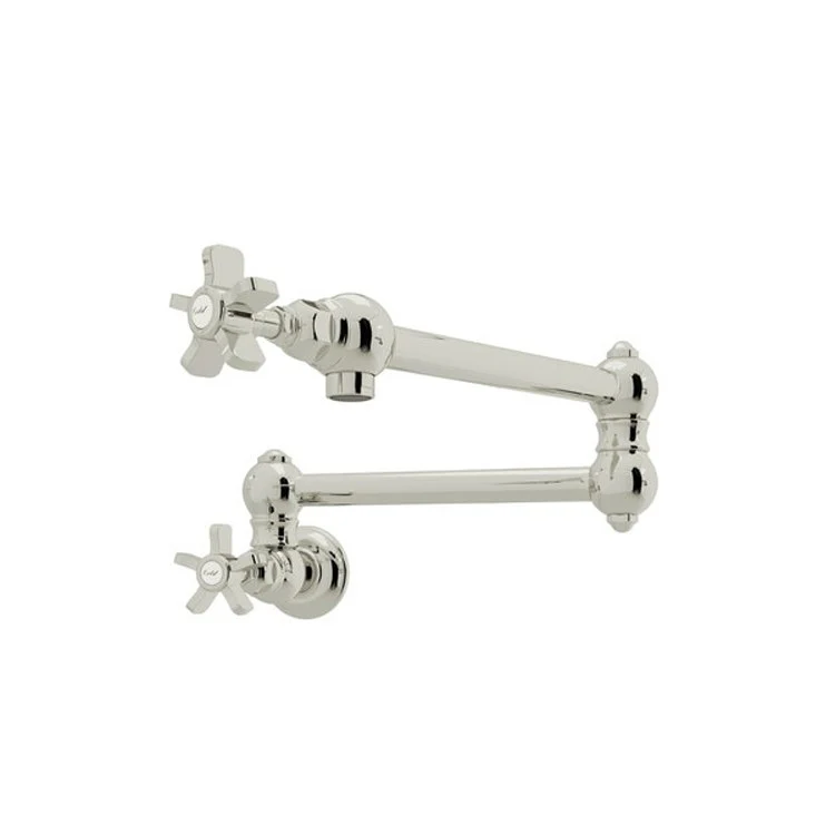 Pot Filler Swing Arm 2 5 Spoke Handle Tuscan Brass - Frankwebs