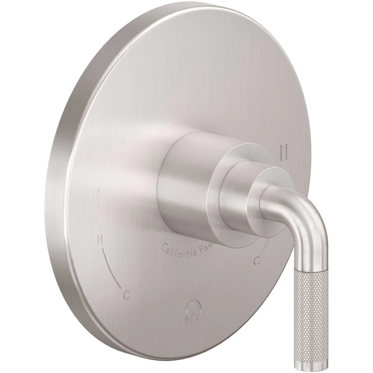 Pressure Balance Valve Trim Descanso Dual 1 Knurled Lever Satin Nickel ADA - Frankwebs