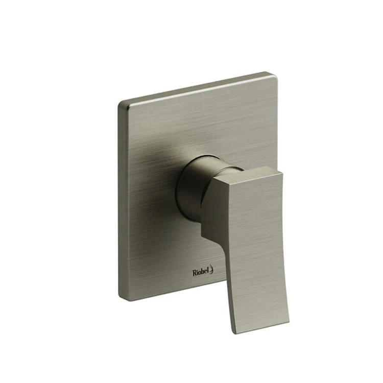 Pressure Balance Valve Trim Zendo Type P Rectangular 1 Lever Brushed Nickel ADA 5.8 Gallons per Minute Brass 6-1/8 Inch - Frankwebs