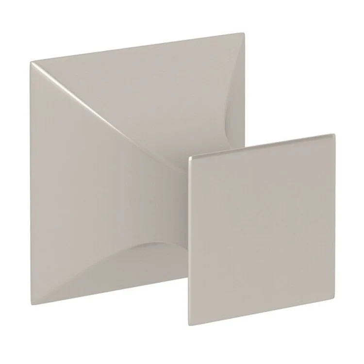 Robe Hook Vincent Single Satin Nickel 1-37/64 Inch 1-33/64 Inch Wall Mount Zinc - Frankwebs