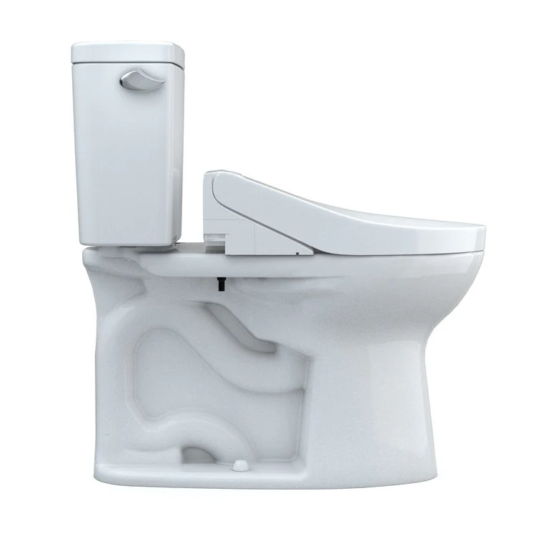 Toilet Drake 2 Pieces Cotton Elongated 30-11/16 Inch 1.28 Gallons per Flush Left Hand Chrome Washlet+ C5 - Frankwebs