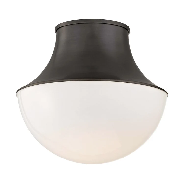 Lettie Single-Light LED Large Flush Mount Ceiling Fixture - Frankwebs
