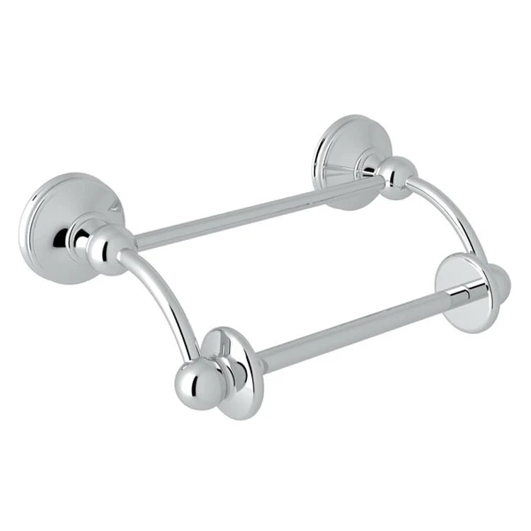 Toilet Paper Holder Georgian Era Swing Arm Polished Chrome Brass 6.5 Inch 4 Inch Wall Mount - Frankwebs