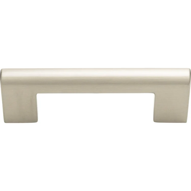 Drawer Pull Atlas Round Rail Brushed Nickel Zinc Alloy 3 Inch 3-3/4 x 1/2 Inch - Frankwebs