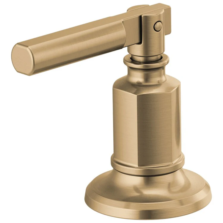 Handle Kit Invari Brass 2 Lever Brilliance Luxe Gold for Widespread Lavatory 2-3/16 Inch - Frankwebs