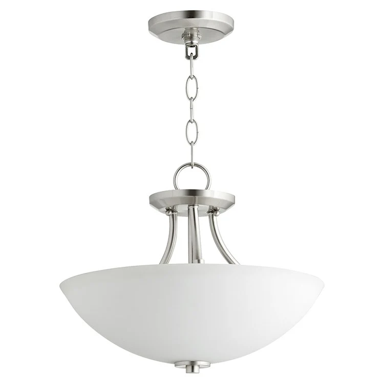 Barkley Three-Light Convertible Semi-Flush Mount Ceiling Fixture/Pendant - Frankwebs