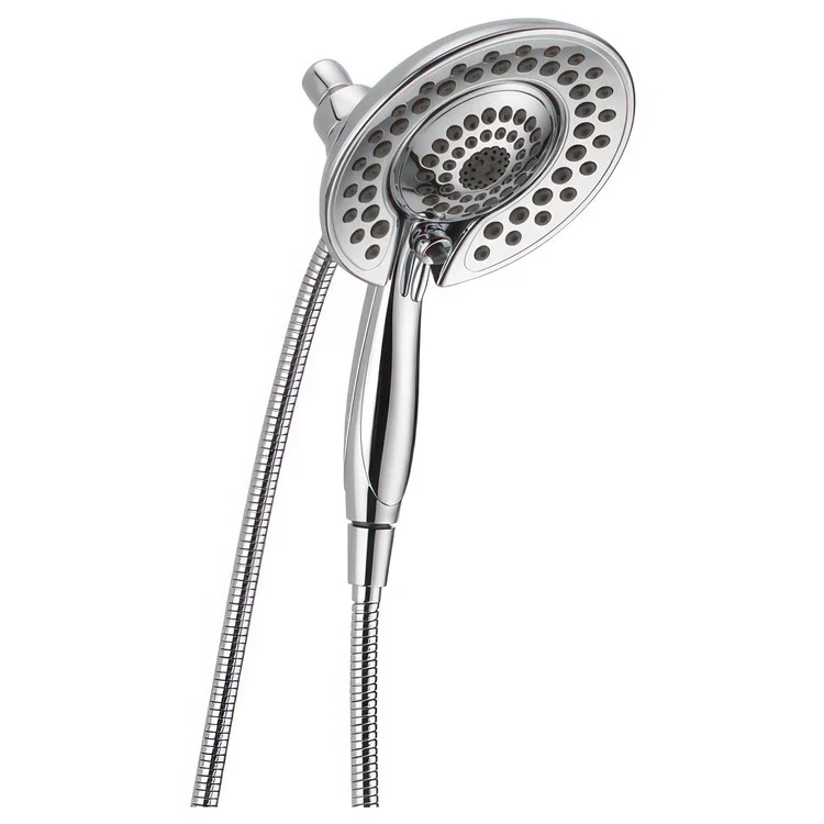 Handshower Combination In2ition Universal Showering Components 2-In-1 Lumicoat Champagne Bronze WaterSense 5 Function 6-13/16 Inch Includes 60-82 Inch Stretchable Metal Hose 1.75 Gallons per Minute - Frankwebs