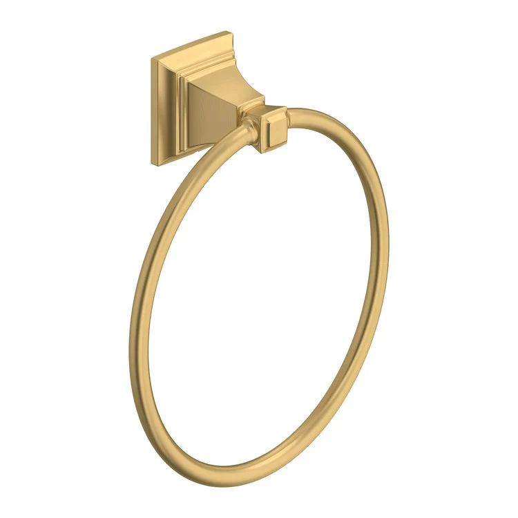 Towel Ring Town Square S 7-3/8 Inch Round Closed Brushed Cool Sunrise Metal - Frankwebs