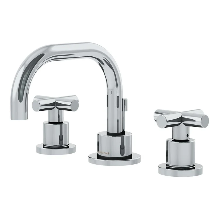 Lavatory Faucet Dia Widespread 8 to 16 Inch Spread 2 Cross ADA WaterSense Polished Chrome 1.0 Gallons per Minute Metal Push Pop 3 Hole - Frankwebs