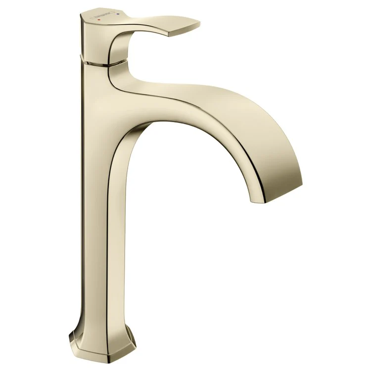 Lavatory Faucet Locarno Less Drain Assembly 1 Lever ADA Polished Nickel 1.2 Gallons per Minute - Frankwebs