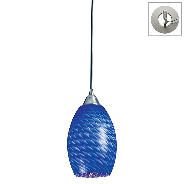 Mulinello Single-Light Pendant with Recessed Light Kit - Frankwebs