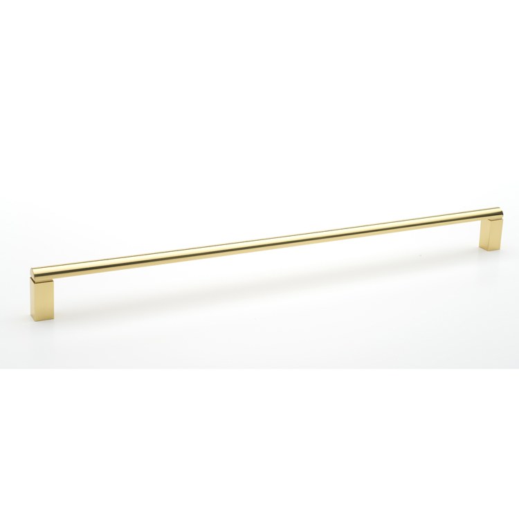 Pull Vogue Oversized Polished Nickel Brass 18 Inch 18-5/8 Inch 1-3/4 Inch - Frankwebs