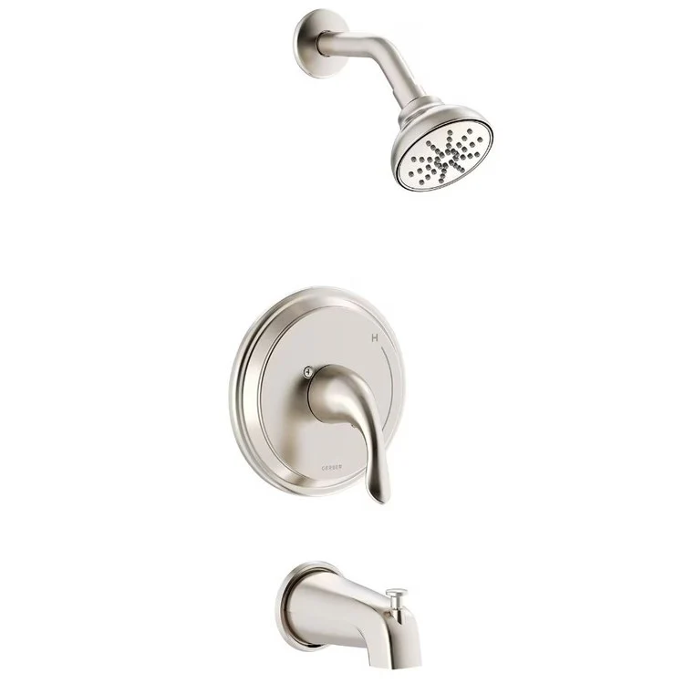 Tub and Shower Trim Viper Kit with Treysta Cartridge 1 Lever Chrome ADA 1.75 Gallons Per Minute - Frankwebs