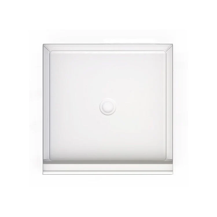 Shower Base Pre-Leveled White 36 x 36 x 6 Inch A2 Composite Center Drain - Frankwebs