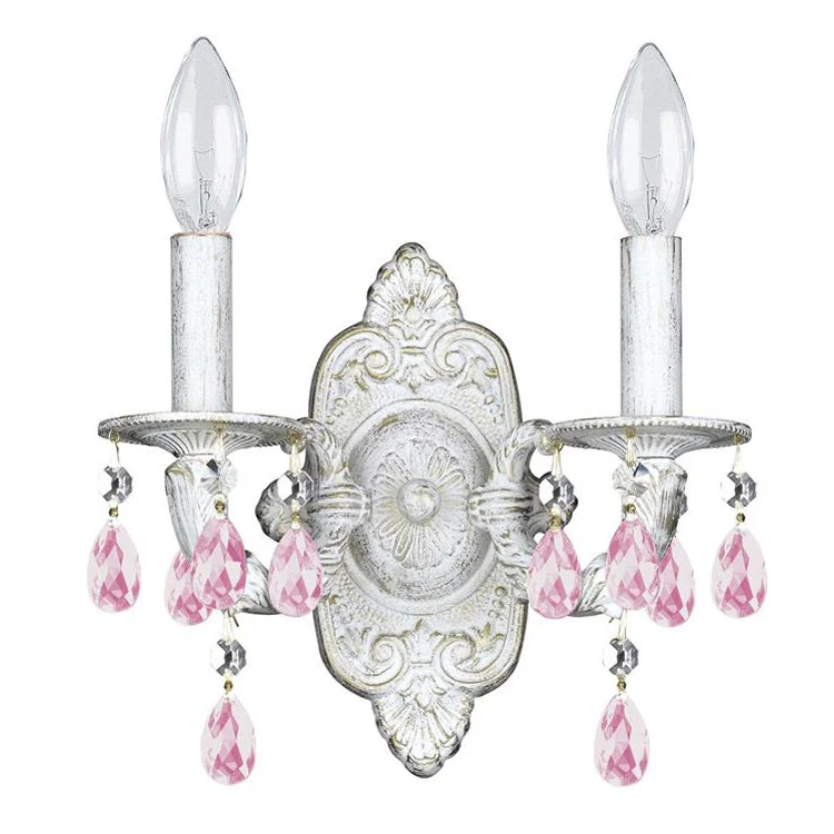 Paris Market Two-Light Rose Wall Sconce - Frankwebs