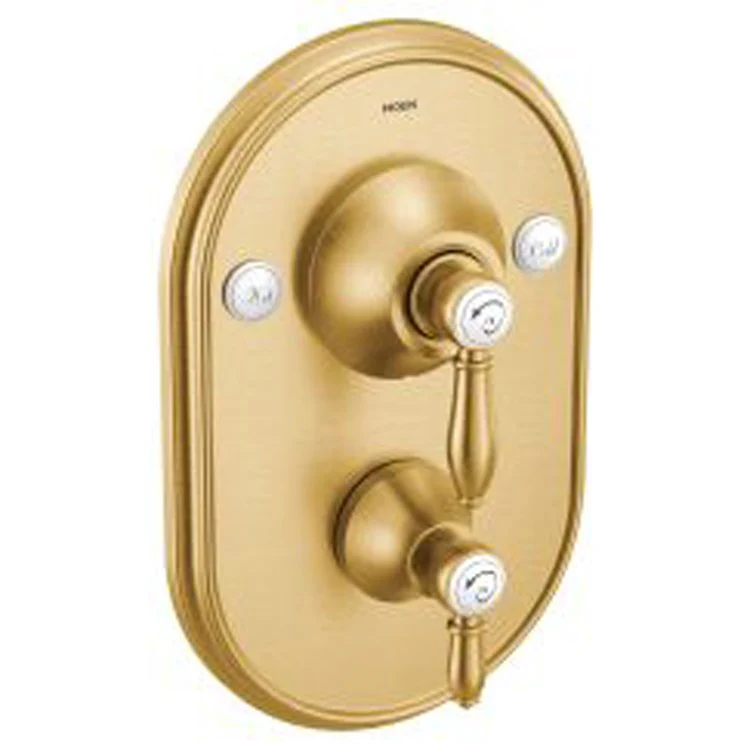 Valve Trim Weymouth Posi-Temp with Built In 3 Function Transfer 2 Lever Polished Nickel ADA - Frankwebs