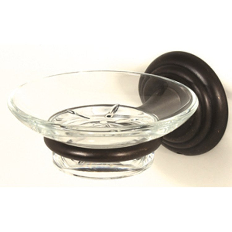 Soap Dish Embassy Bath Chocolate Bronze Concealed Wall Mount Round 5-1/4 x 4-1/4 x 2-5/8 Inch - Frankwebs