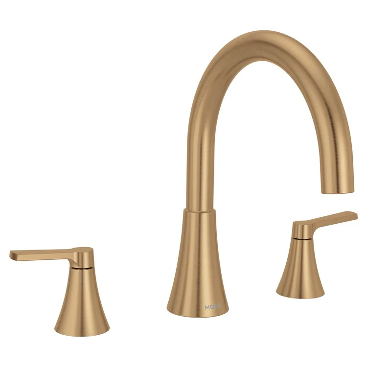 Roman Tub Trim Jase 2 Lever Bronzed Gold ADA 3 Hole - Frankwebs
