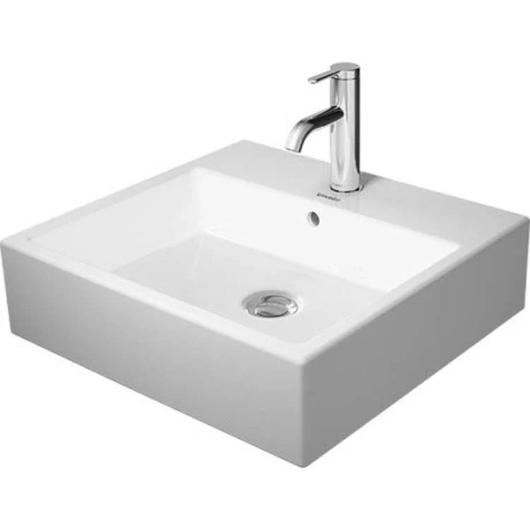 Lavatory Sink Vero Air Wall Mount with Overflow 18-1/2 x 19-5/8 Inch Rectangle White 1 Hole - Frankwebs